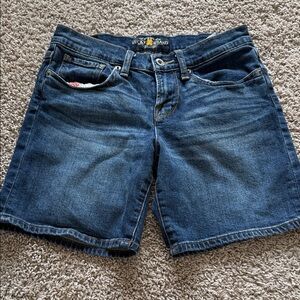 Lucky Brand Women's Dark Blue Jean Shorts